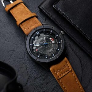 Curren M-8301 Premium Watch- Brown Color